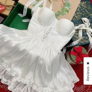 ADEIRLINA FRAGRANT JASMINE MINI DRESS